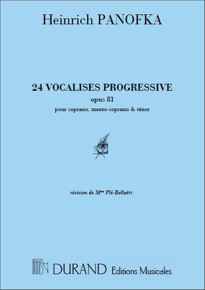24 Vocalises Progressives Op 81